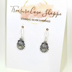 Sterling Silver Coastal Shell Earrings